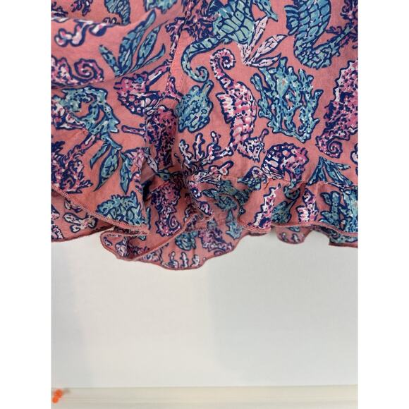 Romantic nautical ladies lounge shorts Simply Southern Sz S - Picture 2 of 8